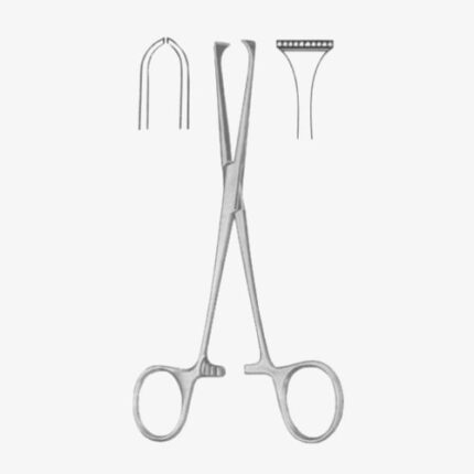 Allis-Adair Intestinal Atrauma Tissue Forceps BJ