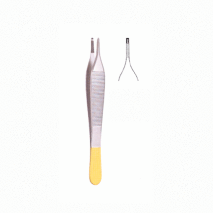Adson Delicate Tissue And Suture Forceps, T.C. 1×2 Teeth
