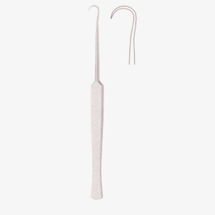 Hook Retractor, 16.5cm, Single Prong, Sharp