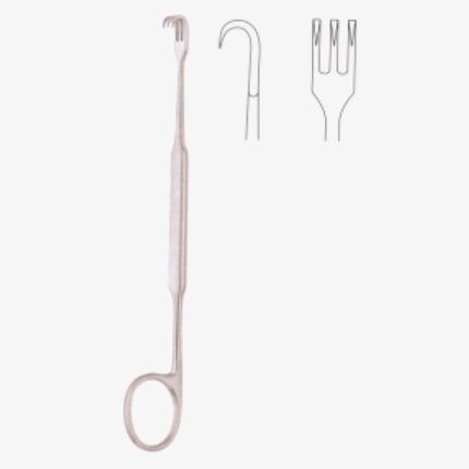 Meyerding Retractor, 18cm Sharp Prongs