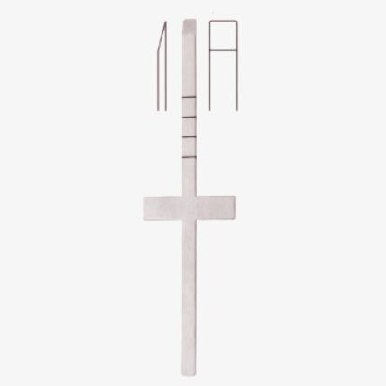 Cottle Chisel, 18cm, Cross Bar, Graduated