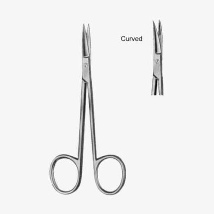 Eye and Fine Scissors Curved