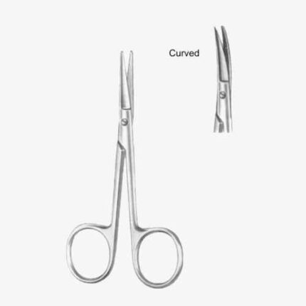 Knapp Eye and Fine Scissors Curved