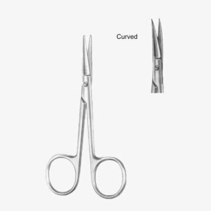 Knapp Eye and Fine Scissors Curved