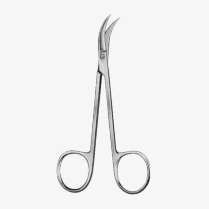 Eye Scissors Curved on Angle