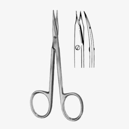 Tonotomy Scissors Pointed Curved