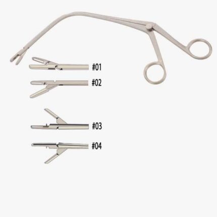 JURASZ Laryngeal Polypus Forceps, 23cm