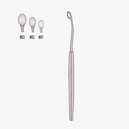 Antrum Curette, Oval, 19cm