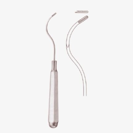 Kistlre Anthelix Cartilage File for Auricular Plastic 16cm, Right Curved