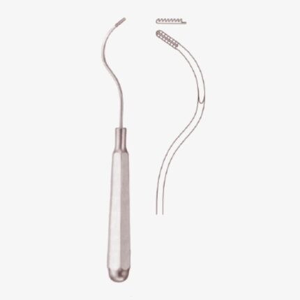 Kistlre Anthelix Cartilage File for Auricular Plastic 16cm, Left Curved