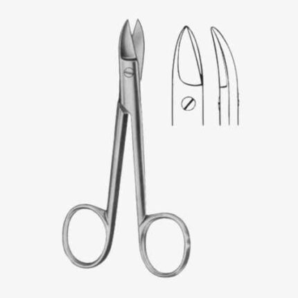 Beebee Crown Scissors Curved