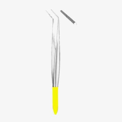 Cushing Dressing Forceps Angled TC GOLD