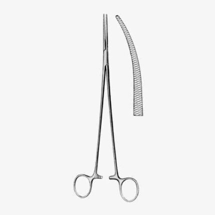 Bengolea Hemostatic Forceps BJ Curved Cross Serrated