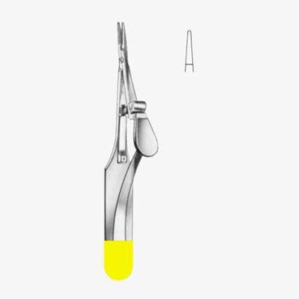 Arruga Micro Needle Holders Straight Smooth TC GOLD