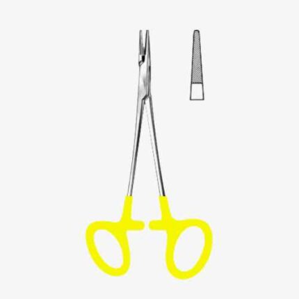 Neivert Needle Holders BJ Two Ring Angled TC GOLD