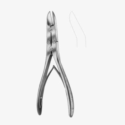 Ruskin-Liston Bone Cutting Forceps Curved