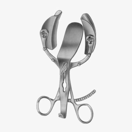 Legueu Bladder Retractors Complete With Lateral and Central Blades